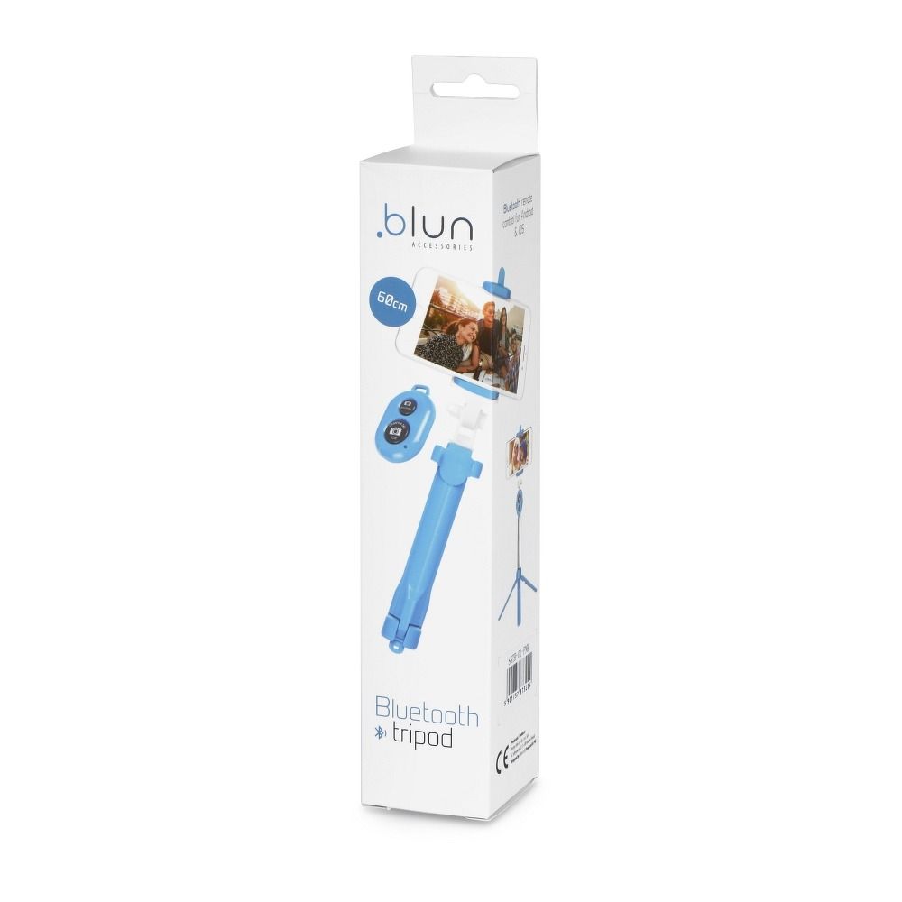4eb5940e5ab19518a1a7f7a212c1571c Selfie stick with wireless remote control tripod blue