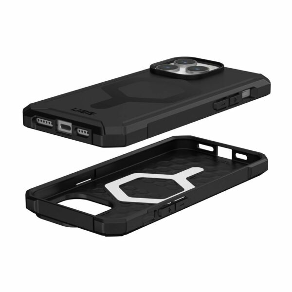 UAG Urban Armor Gear case ESSENTIAL compatible with MagSafe for IPHONE 15 Pro Max black
