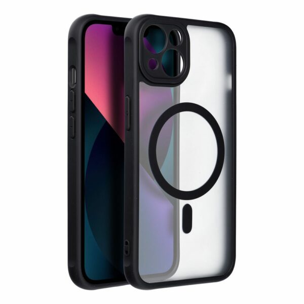 FULL MATTE MAG COVER case compatible with MagSafe for IPHONE 13 black