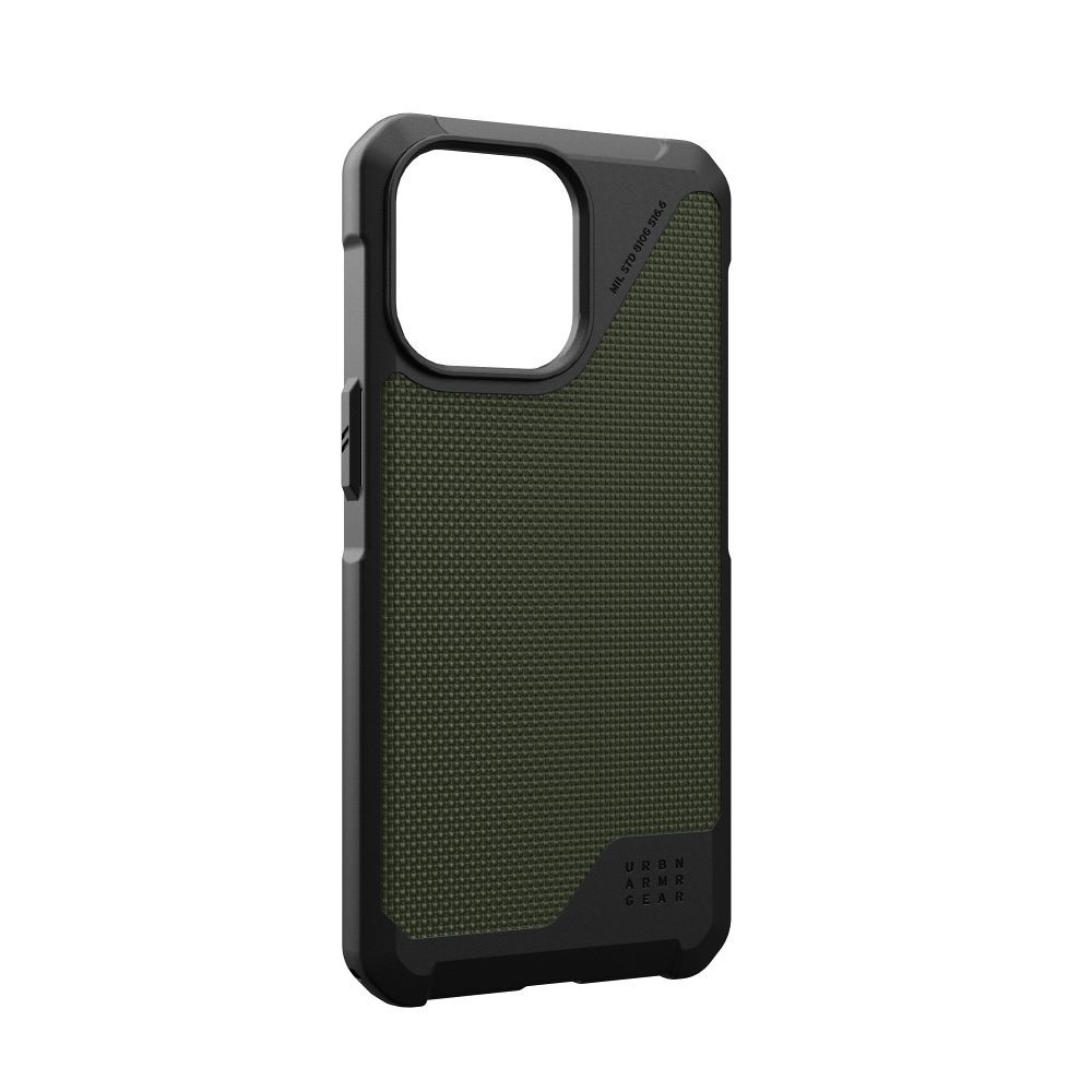 UAG Urban Armor Gear case METROPOLIS LT compatible with MagSafe for IPHONE 15 Pro Max kevlar olive
