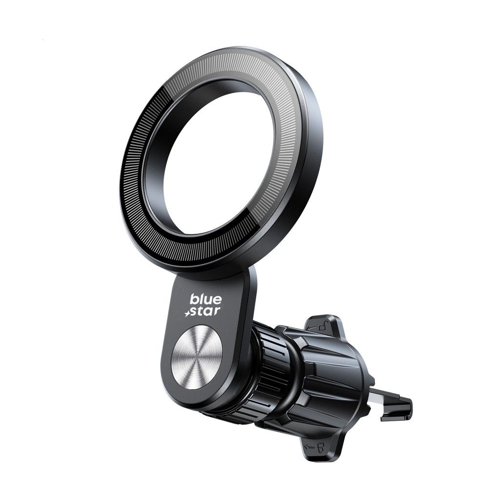 BLUE STAR magnetic car holder for air vent compatible with MagSafe MAG TWIST black