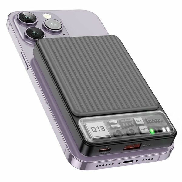 HOCO powerbank 10000mAh compatible with MagSafe PD QC3.0 3A 22,5W Q18 black