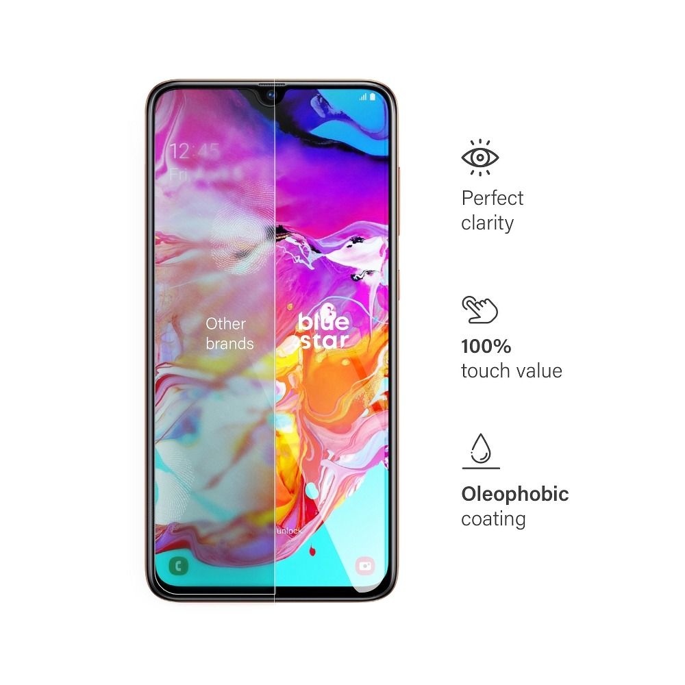 Tempered Glass Blue Star - SAMSUNG Galaxy A70