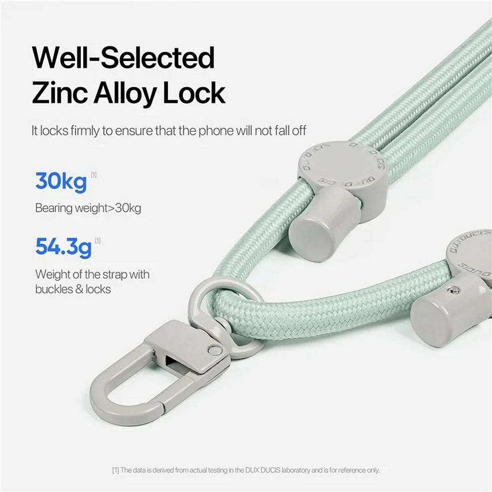 DUX DUCIS Plaz - cross-body phone strap - light green