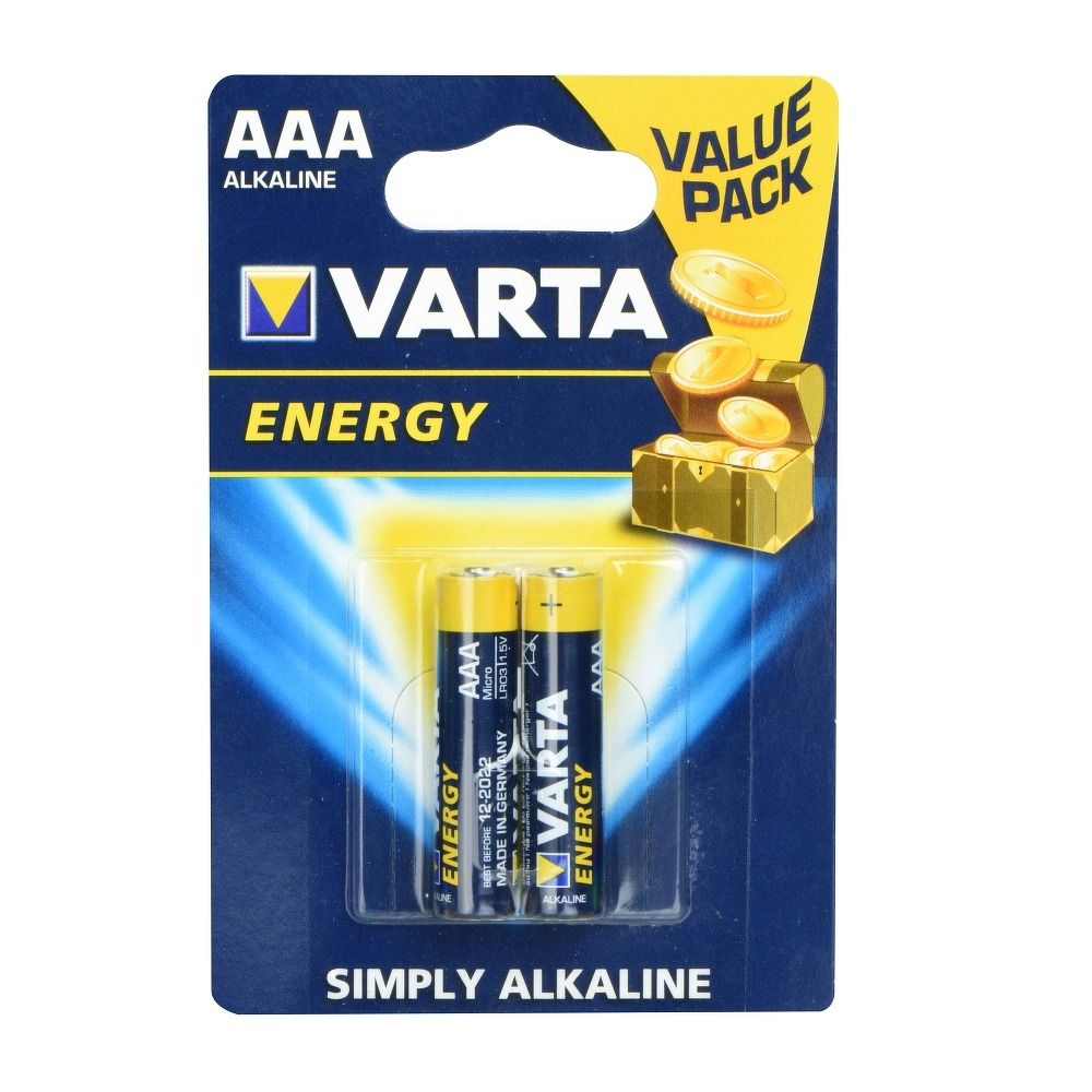 523384fddf3a3564a928cdcce80f7264 VARTA alkaline battery R3 (AAA) Energy 2 pcs