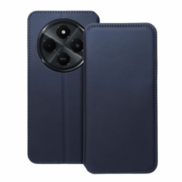 DUAL POCKET Book case for XIAOMI Redmi 14c navy