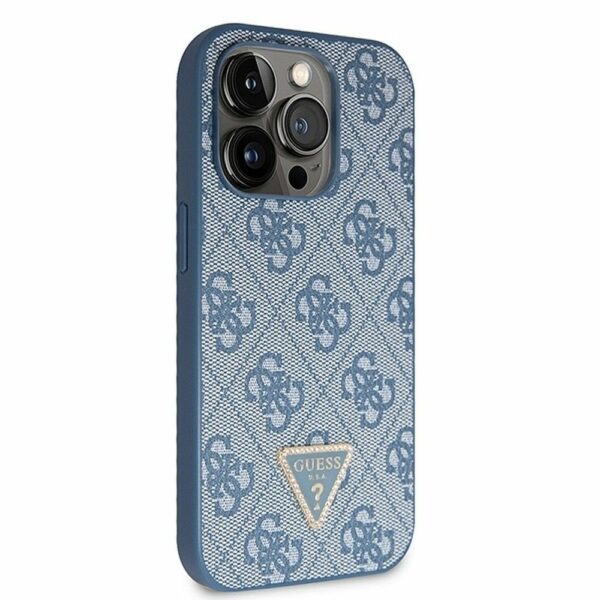 GUESS case for IPHONE 14 Pro GUHCP14LP4TDSCPB (Crossbody 4G Metal Logo) blue