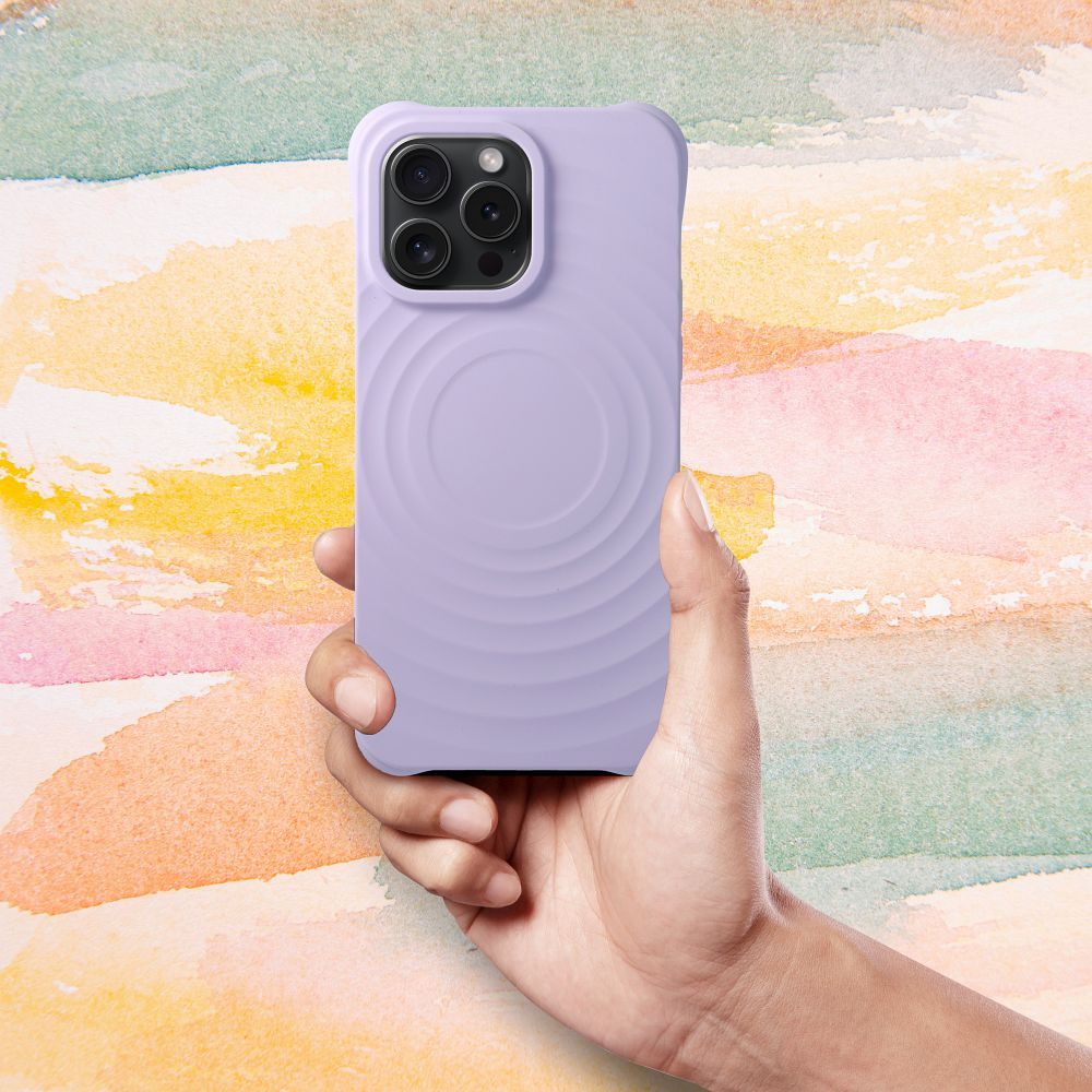 Silicone Zephyr Mag Cover compatible with MagSafe do IPHONE 13 lilac