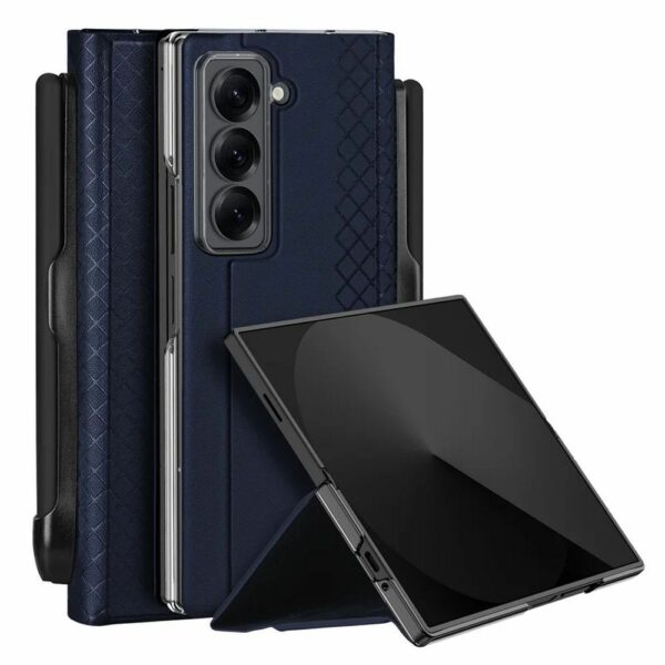 DUX DUCIS case BRIL with pen holder for SAMSUNG Z Fold SE/W25 blue