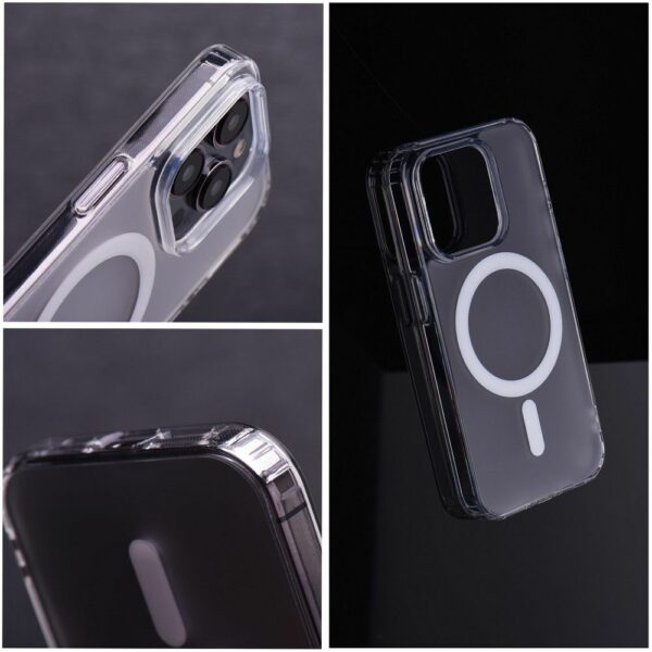 FROST MAG COVER case compatible with MagSafe for SAMSUNG S25 transparent