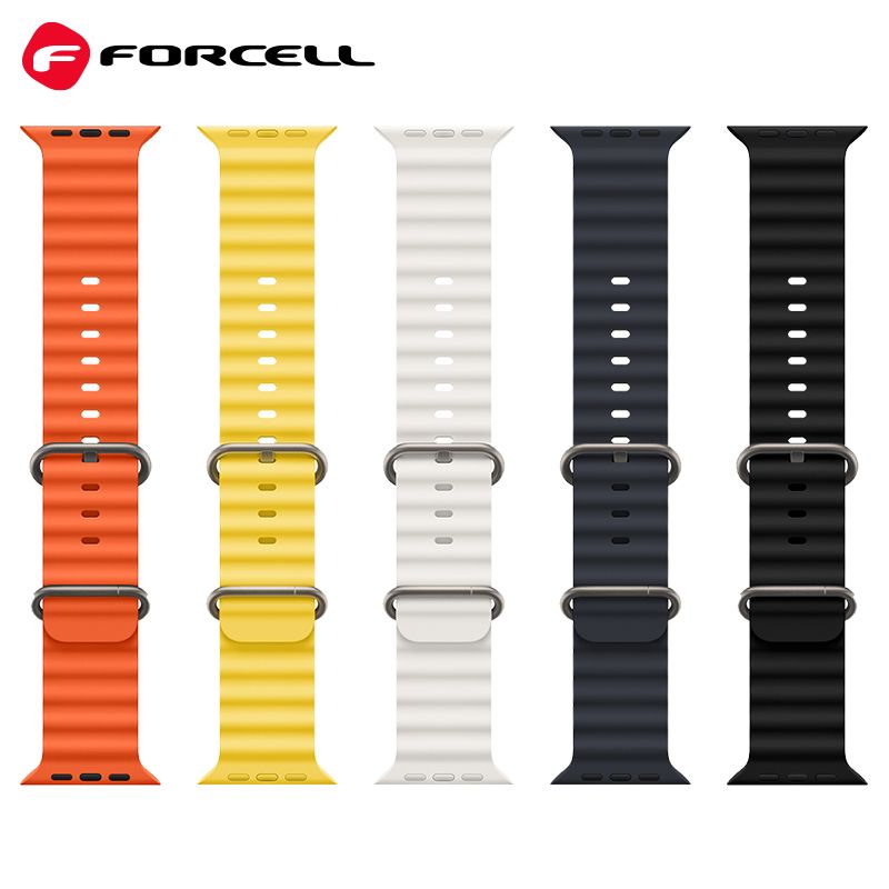 FORCELL F-DESIGN FA12 strap for APPLE Watch 42 / 44 / 45 / 49 mm blue