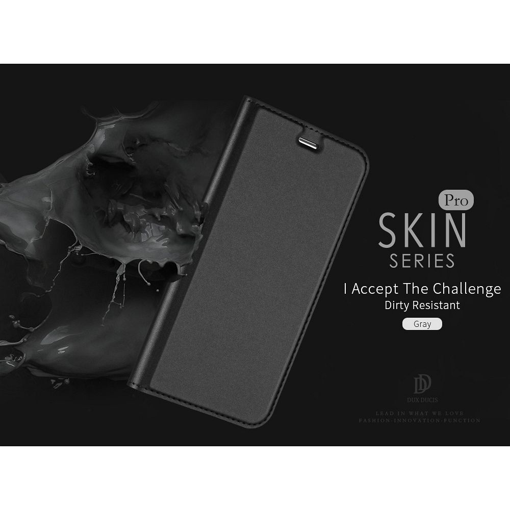 DUX DUCIS wallet case SKIN PRO for SAMSUNG A15 5G black