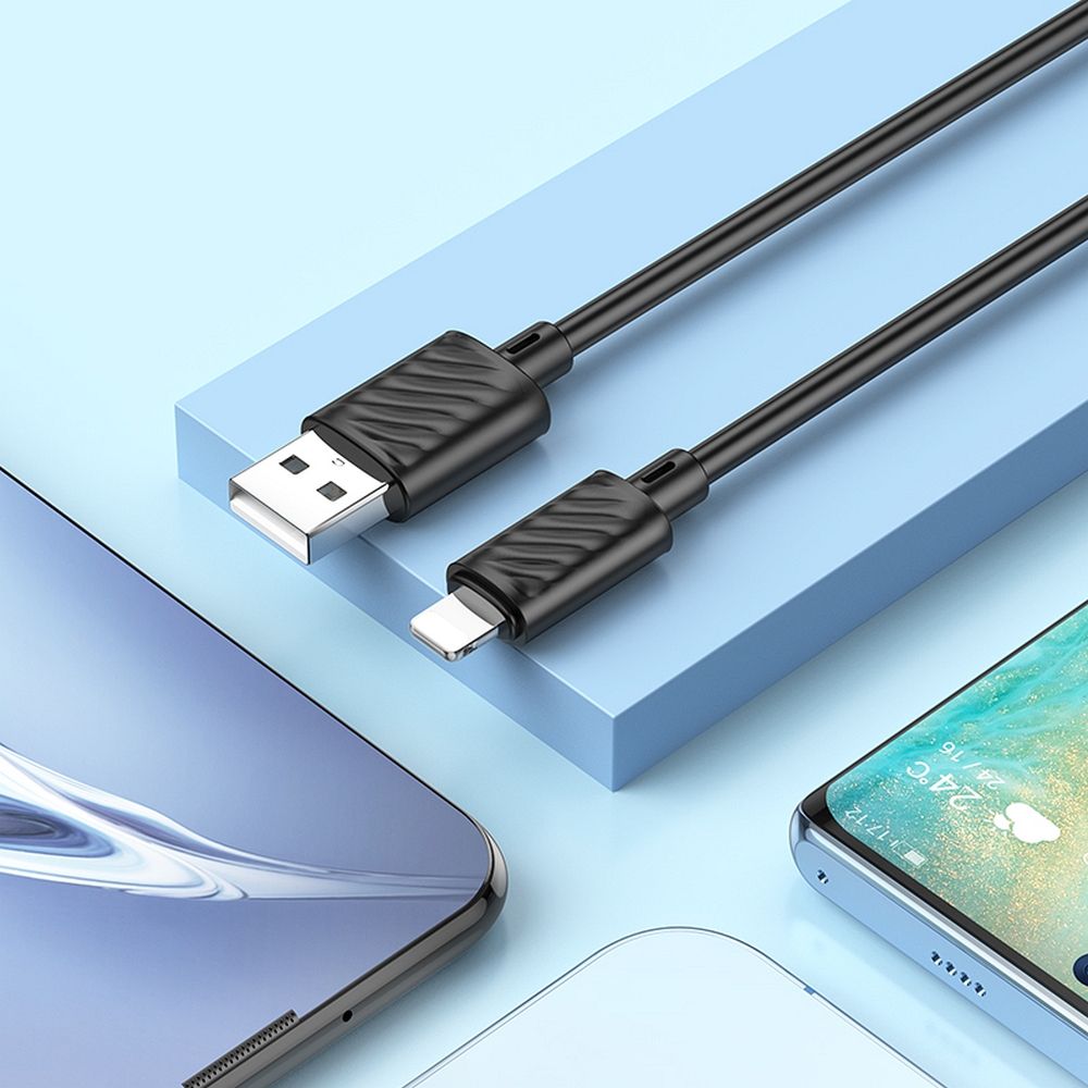 HOCO cable USB A to Lightning 2,4A X88 1 m black