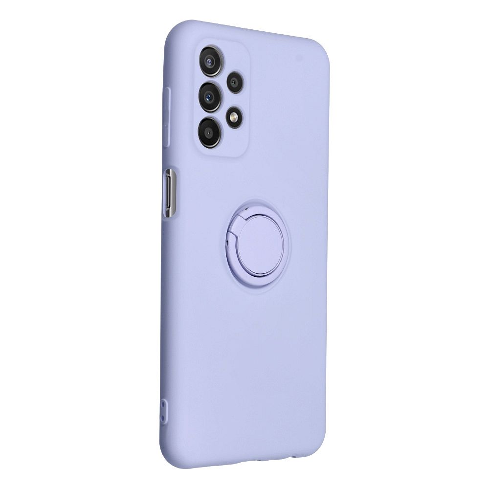 SILICONE RING case for SAMSUNG A15 5G / A15 4G violet