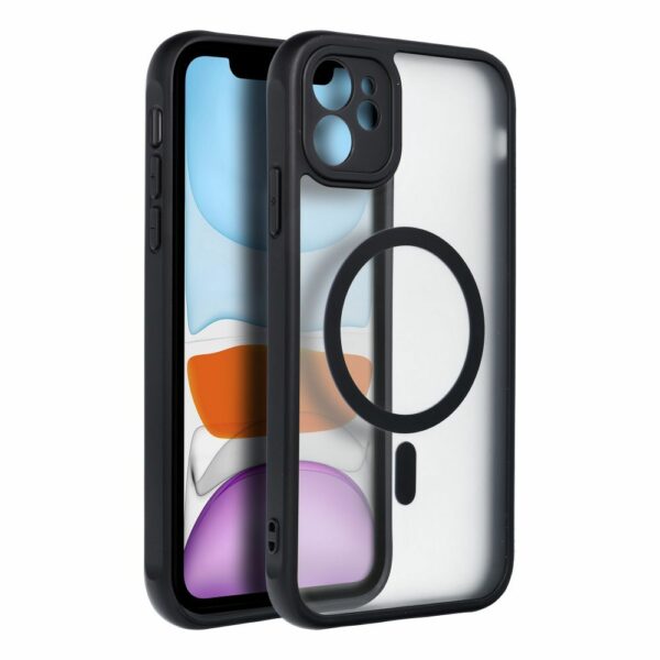 FULL MATTE MAG COVER case compatible with MagSafe for IPHONE 11 black