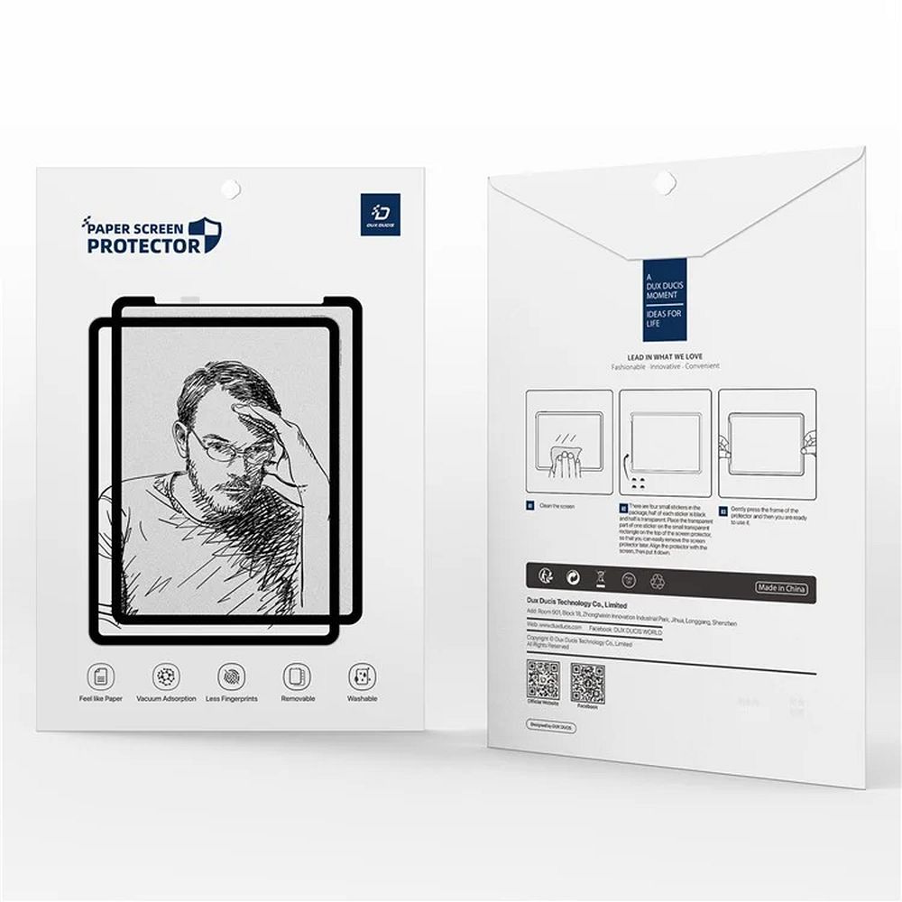 DUX DUCIS protector NAAD for LCD Paper Like Film for SAMSUNG Tab S10 Plus/S9 Plus/S9 FE Plus/S8 Plus/S7 FE/S7 Plus