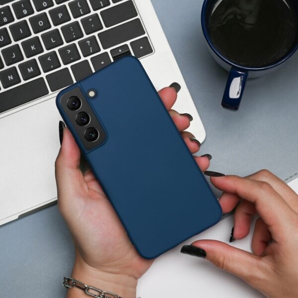 SILICONE case for SAMSUNG S25 Plus blue