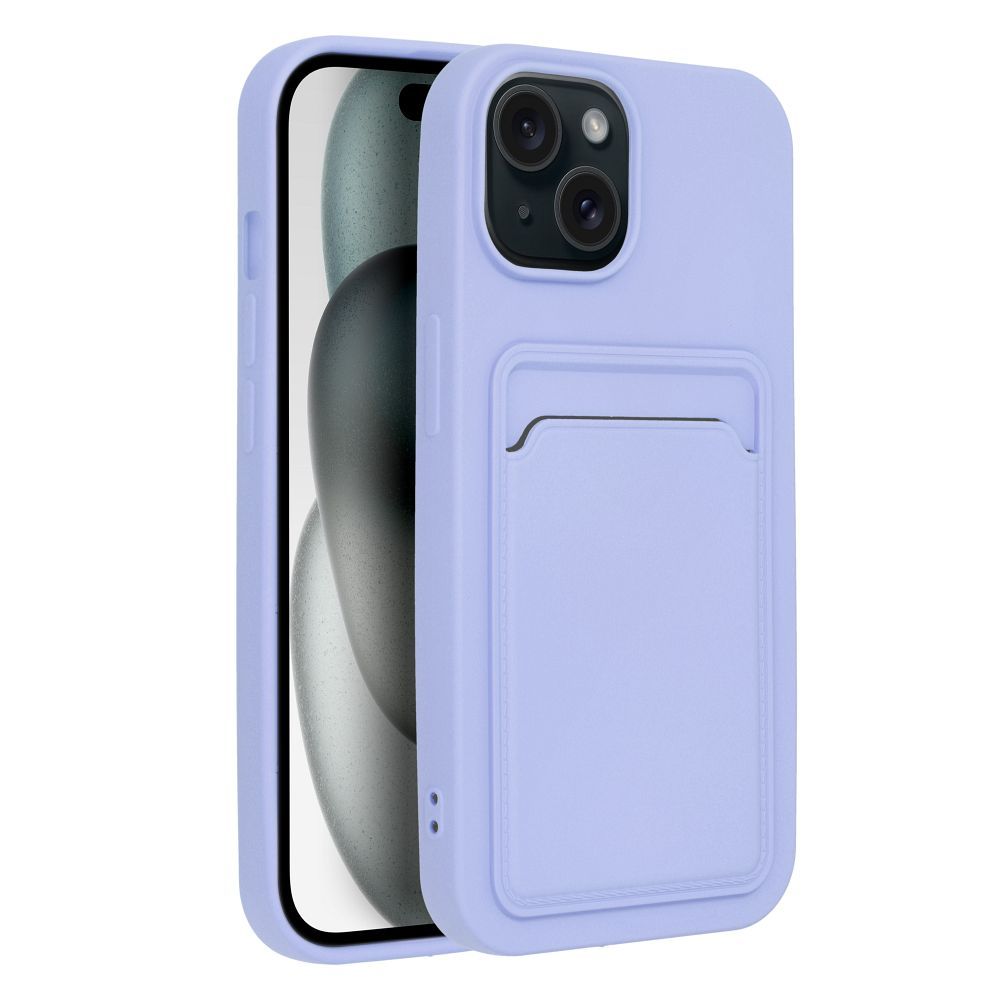 CARD case for IPHONE 15 violet