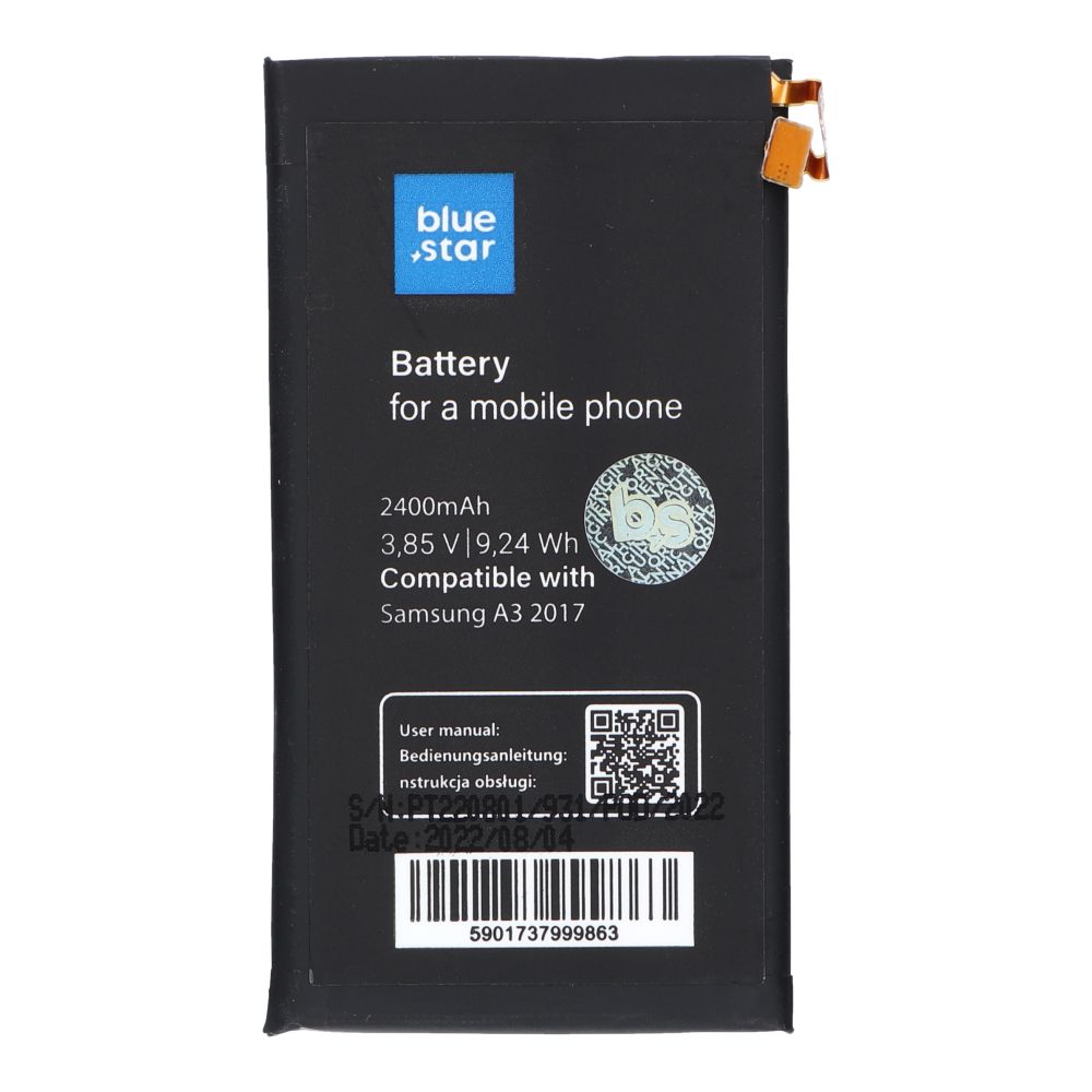 54c87a4d6ea86ab09ba1d8ca545ce21f BLUE STAR battery for SAMSUNG A3 2017 2400 mAh