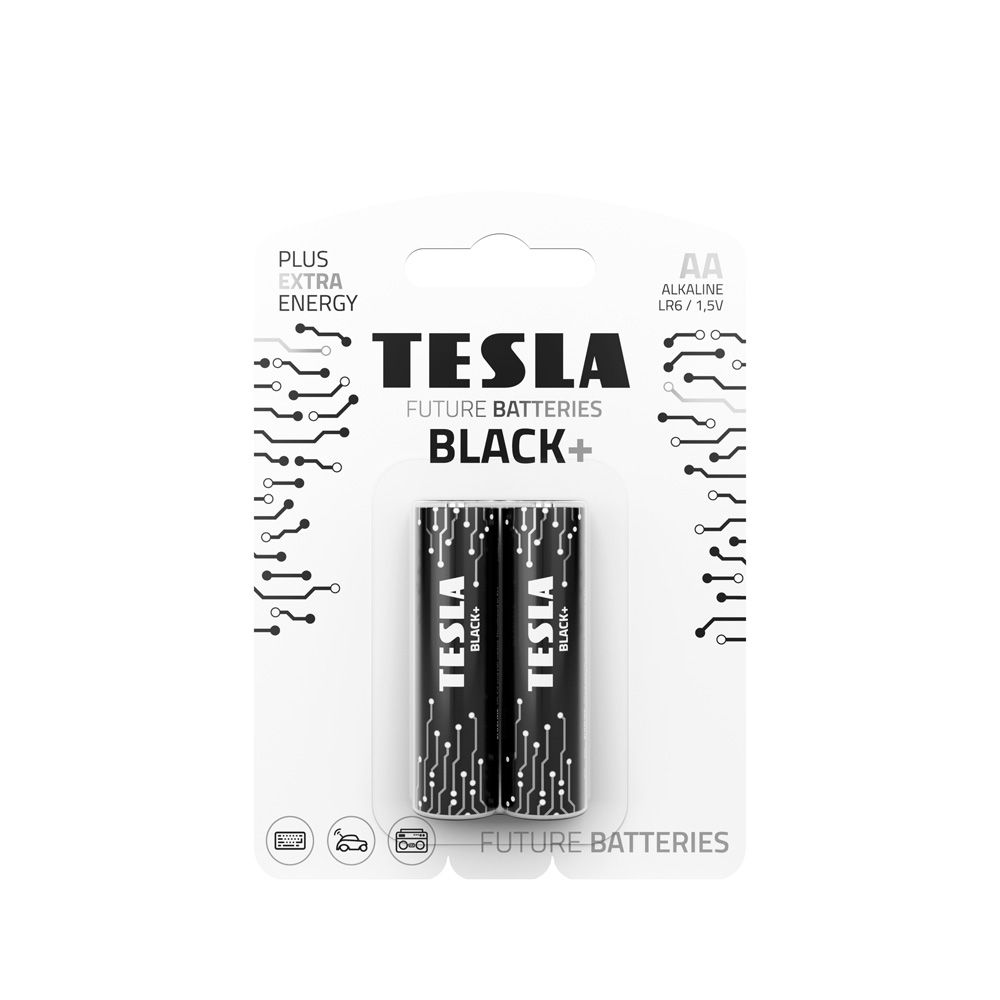 TESLA alkaline battery R6 (AA) BLACK+ [2x120] 2 pcs