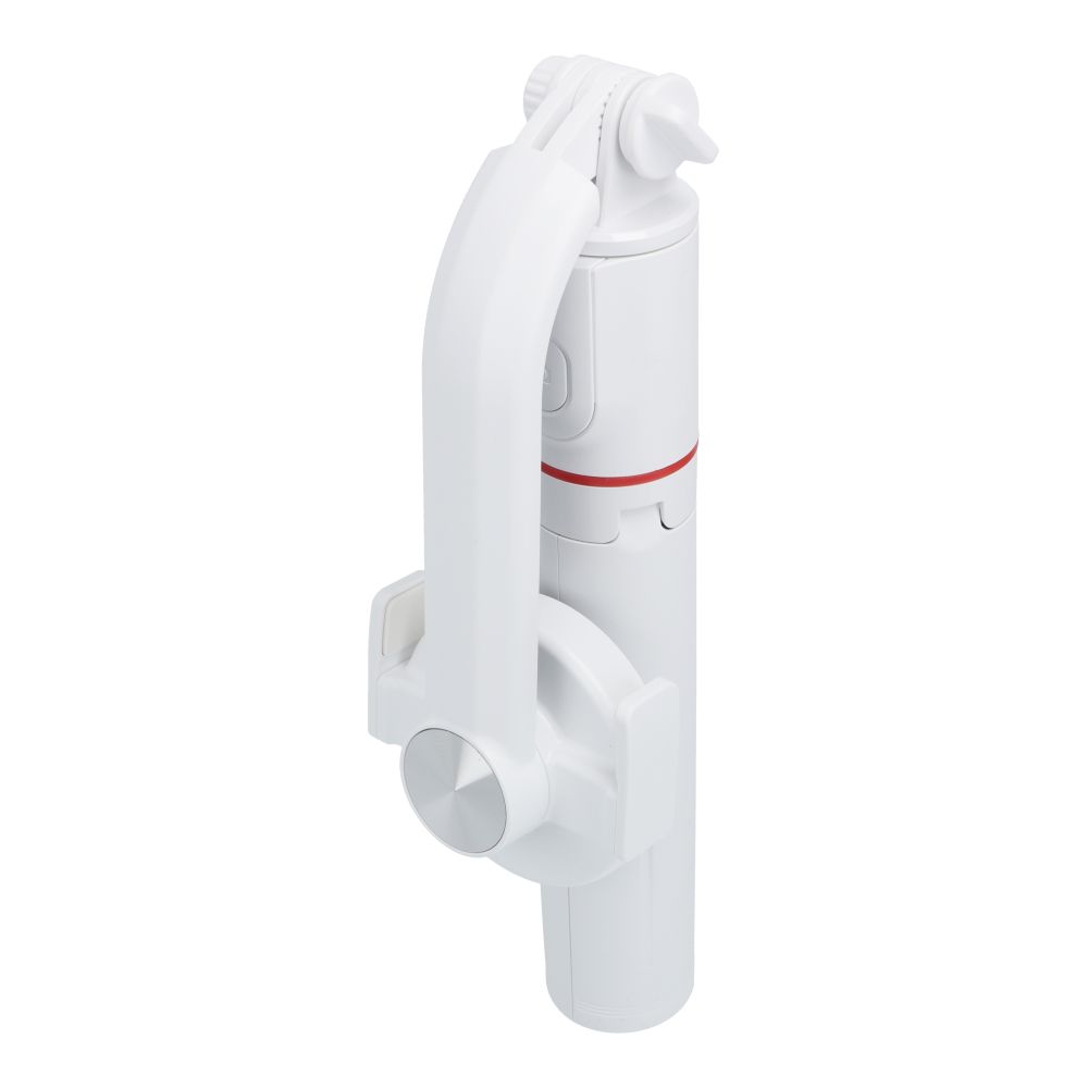 Selfie stick with wireless remote control tripod compatible with MagSafe SSTR-C09 white