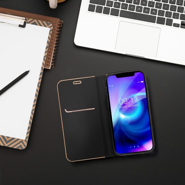 LUNA Book Gold for XIAOMI Redmi Note 13 PRO Plus 5G black