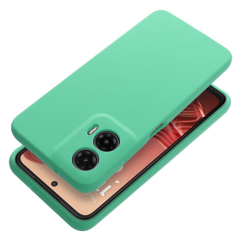 Case SILICONE 2mm for MOTOROLA G35 5G mint