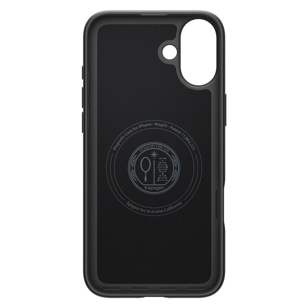 SPIGEN case THIN FIT MAG compatible with MagSafe for IPHONE 16 Plus black