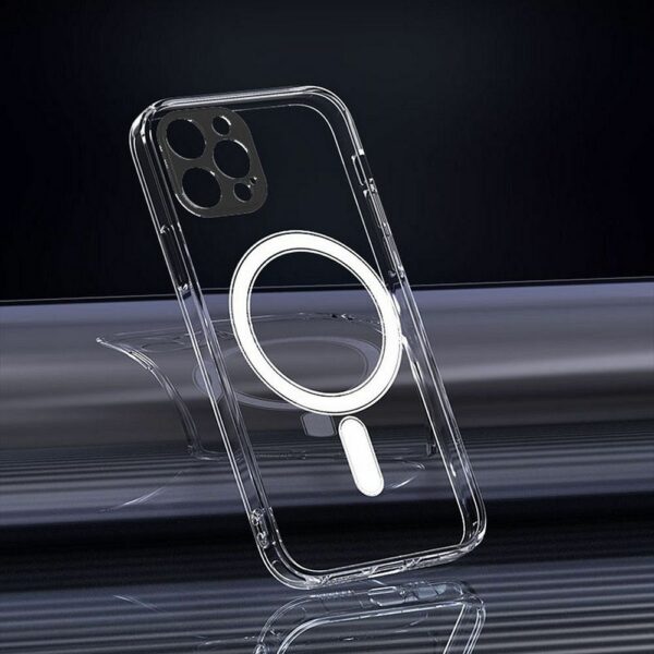 CLEAR MAG COVER (MID) case compatible with MagSafe for IPHONE 15 transparent