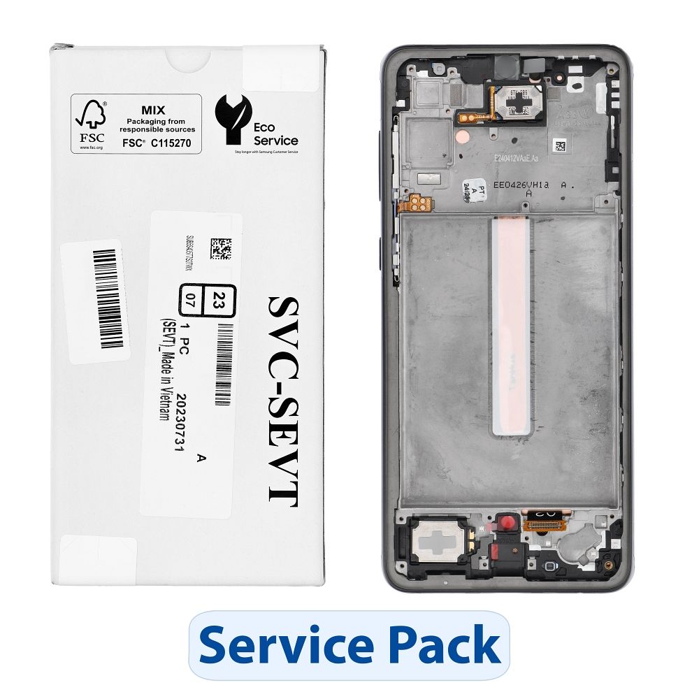 ServicePack LCD Display SAMSUNG A33 5G A336B GH82-28143A Black