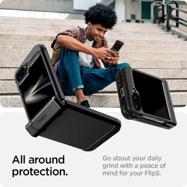 SPIGEN case TOUGH ARMOR "PRO" for SAMSUNG Z Flip 6 black