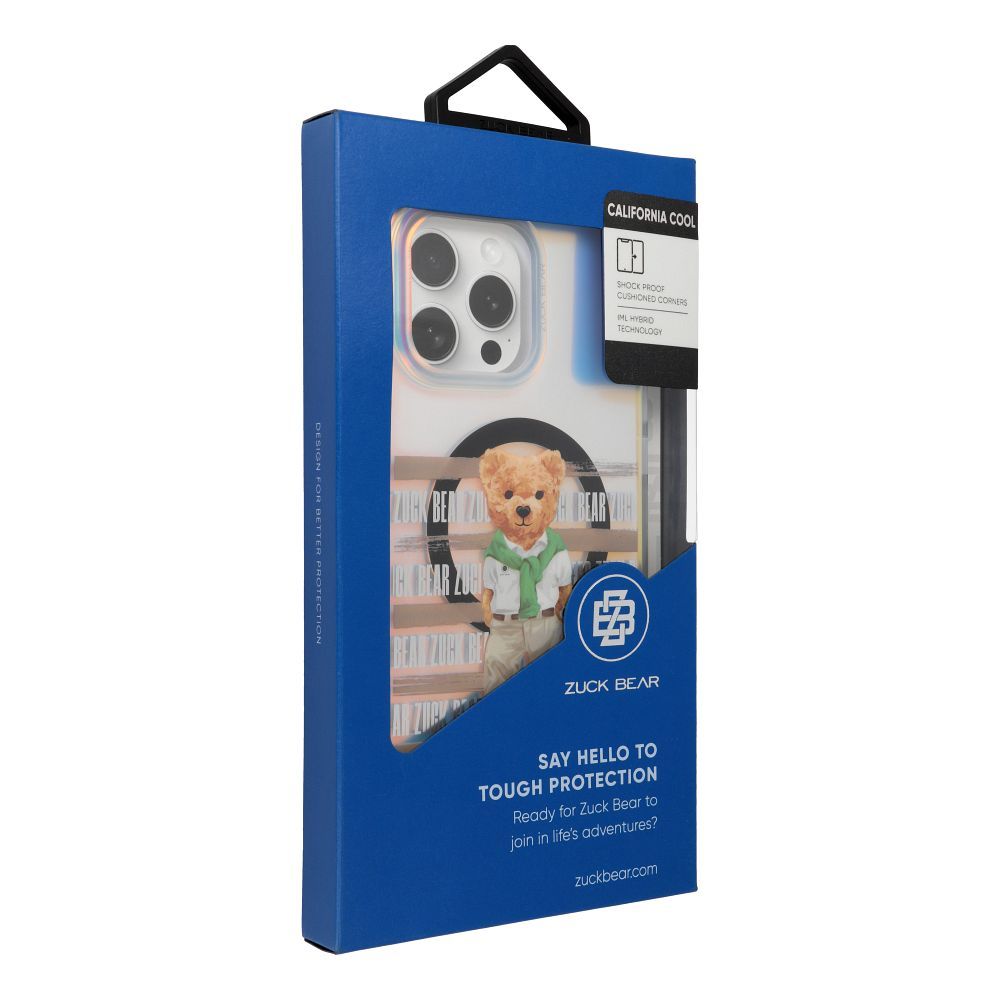 ZUCK BEAR case CALIFORNIA COOL MAG compatible with MagSafe for IPHONE 16 Pro Max leisure wear