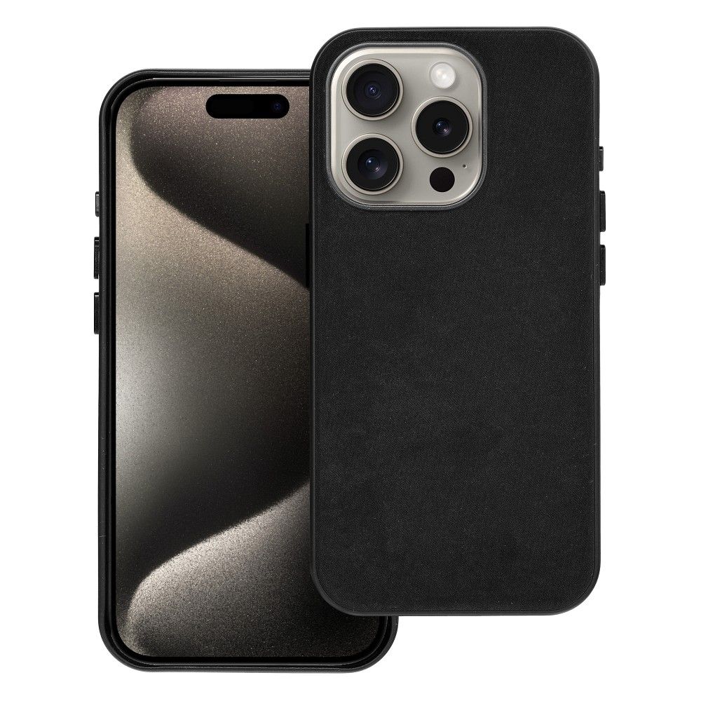WOVEN MAG COVER case compatible with MagSafe for IPHONE 15 Pro black