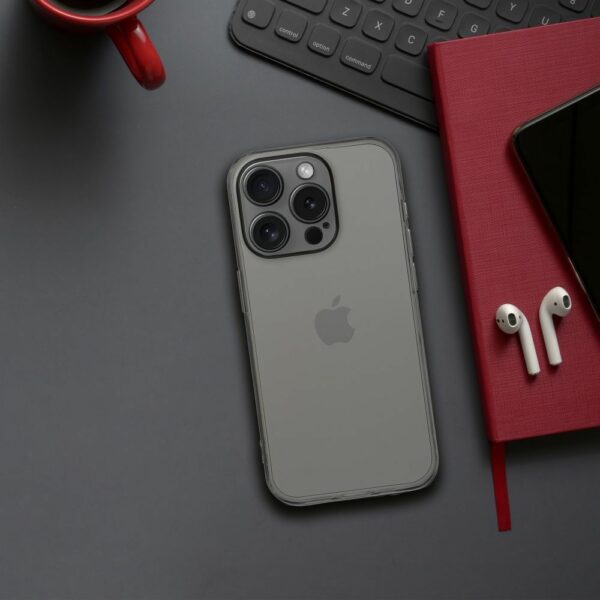 BOX PREMIUM 1,5 mm case for IPHONE 15 PLUS transprent black