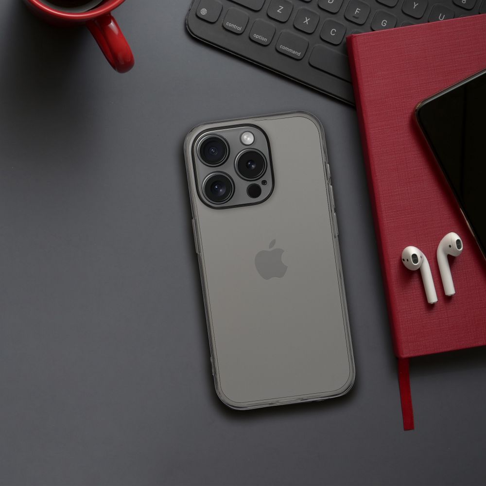 BOX PREMIUM 1,5 mm case for IPHONE 15 PLUS transprent black