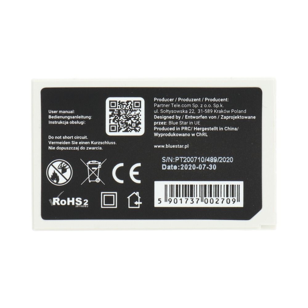 578ec933c10b76b737b67c01224190eb BLUE STAR battery for NOKIA 6610 / 3200 / 7250 900 mAh