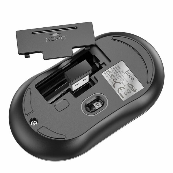 HOCO wireless computer mouse 2,4G 1600 dpi GM21 black