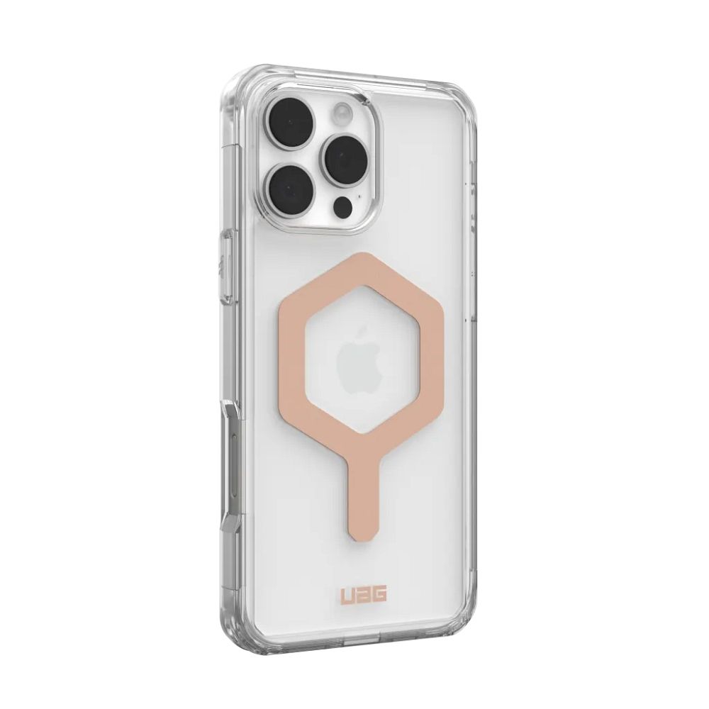 UAG Urban Armor Gear case PLYO compatible with MagSafe for IPHONE 16 Pro Max ice / rose gold