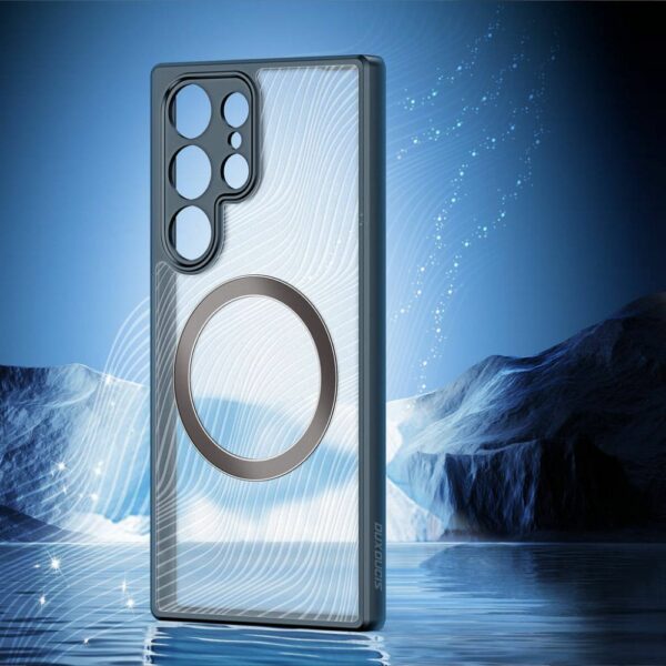 DUX DUCIS case AIMO MAG compatible with MagSafe for SAMSUNG S23 Ultra black