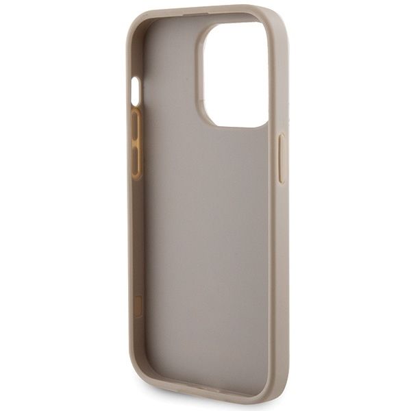 GUESS case for IPHONE 15 Pro GUHCP15LPS4DGPD (Strass Metal Logo) gold