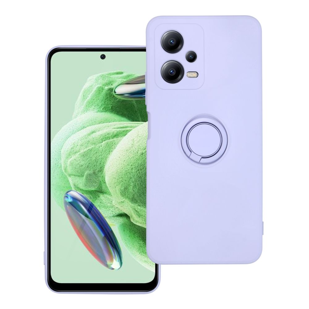 SILICONE RING case for XIAOMI Redmi Note 12 5G violet