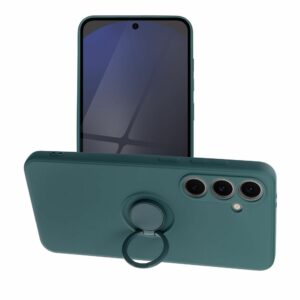 SILICONE RING case for SAMSUNG S24 FE green