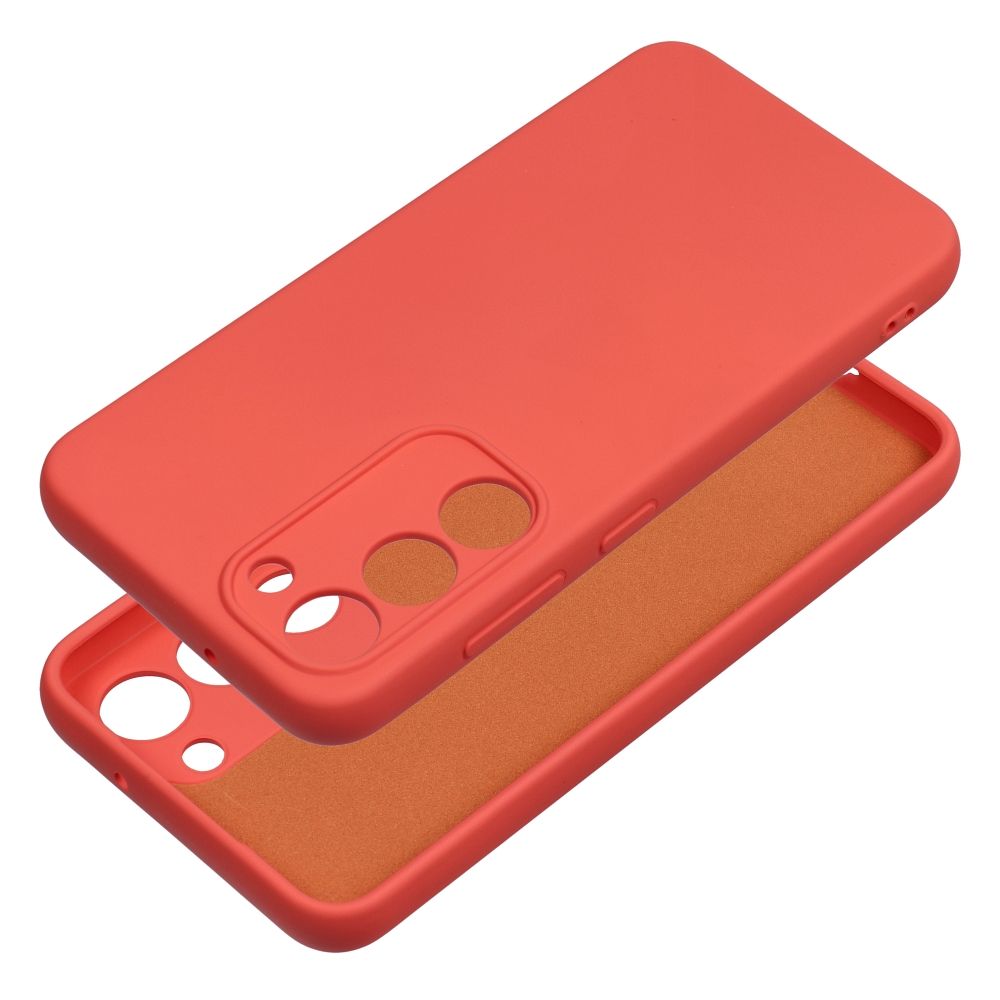 SILICONE case for SAMSUNG S23 peach