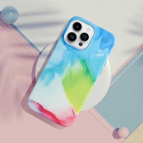LEATHER MAG COVER case for IPHONE 11 Pro color splash