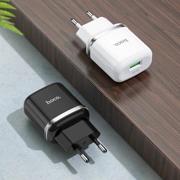 HOCO travel charger USB A QC3.0 3A 18W N3 black