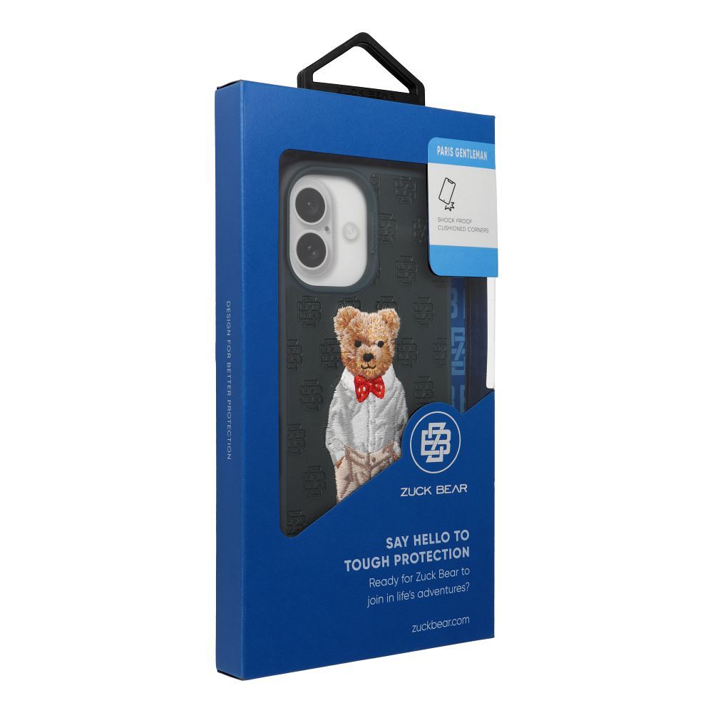 ZUCK BEAR case PARIS GENTLEMAN for IPHONE 16 Pro Max bow tie