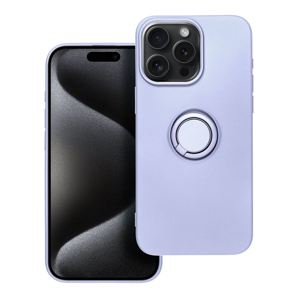 SILICONE RING case for IPHONE 15 Pro Max violet
