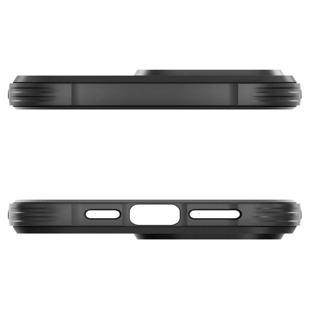 SPIGEN case RUGGED ARMOR MAG compatible with MagSafe for IPHONE 15 Pro Max matte black