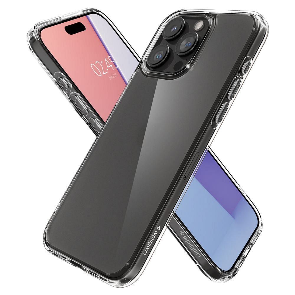 SPIGEN case ULTRA HYBRID for IPHONE 15 Pro frost clear