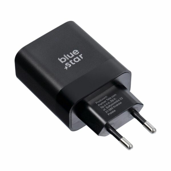 BLUE STAR travel charger Type C + cable Type C to Type C PD QC4.0 3A 45W TFB-TC-45WPD black
